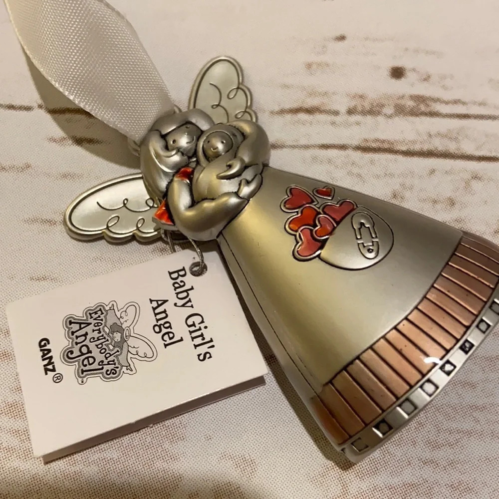NIB Ganz Ornament Baby Girl Angel